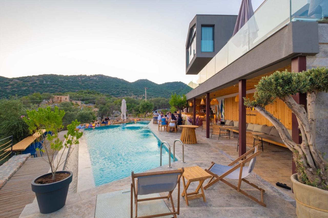 14 Premium Villas With Openair Restaurant&Tennis Court In Nature - Notos Club Kaş Buitenkant foto